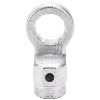22mm Ring End, 16mm spigot
