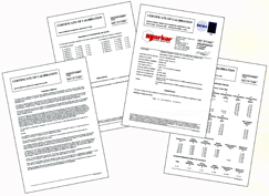 UKAS Calibration Certificates